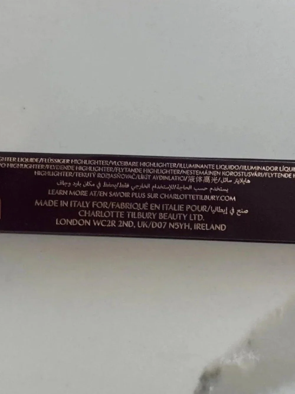 Charlotte Tilbury Hollywood Beauty Wand Easy Highlight Blush Peachgasm NIB